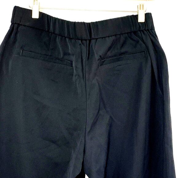 Dictionary Dress Pants Womens Large 12-14 Black Elastic Waist Band High Rise - Picture 5 of 10